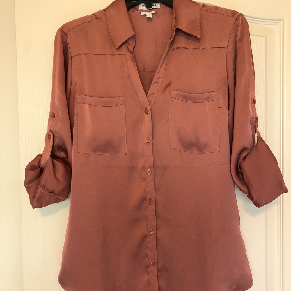 Slim Fit “Portofino” shirt in champagne EUC